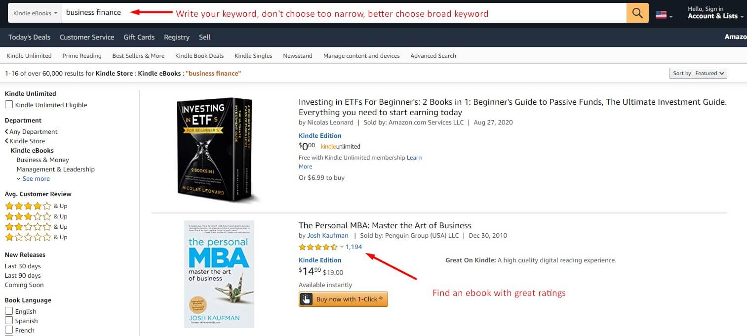 using amazon kindle store for keyword research and find ton of keyowords, also this helps to avod content marketing mistakes