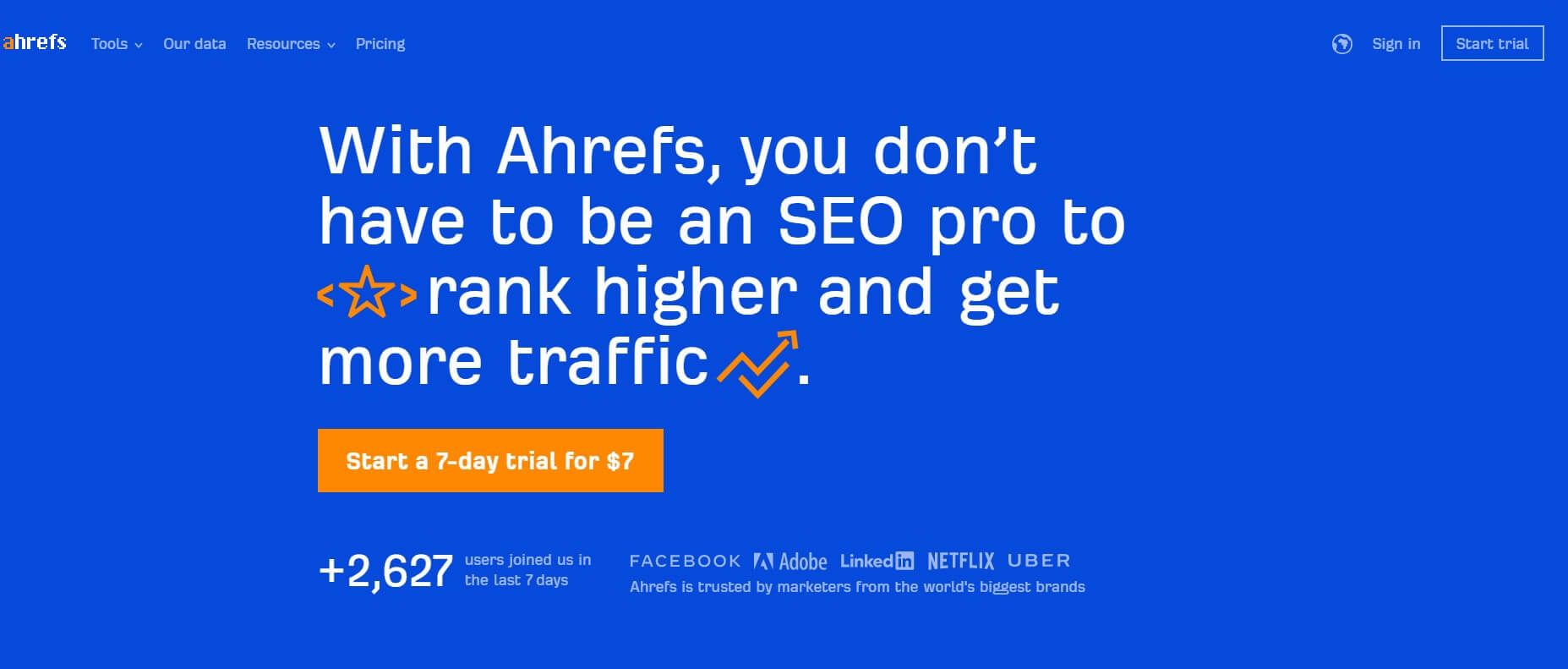 Ahrefs the great B2B SEO tool to effectively use b2b SEO and b2b content marketing for lead generation.