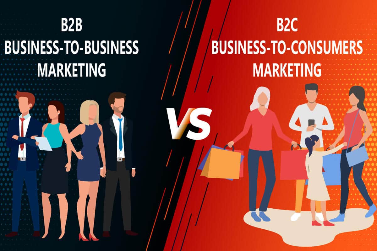 B2B vs B2C Marketing. The differences and how to do marketing in B2B and B2C industry.