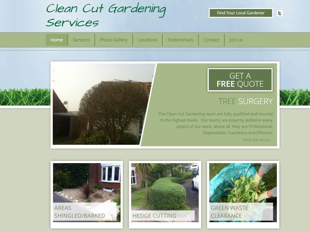 Clean Cut Gardening services provides professional gardening services in the UK to consumers. Example of B2C company. B2B vs B2C Marketing.