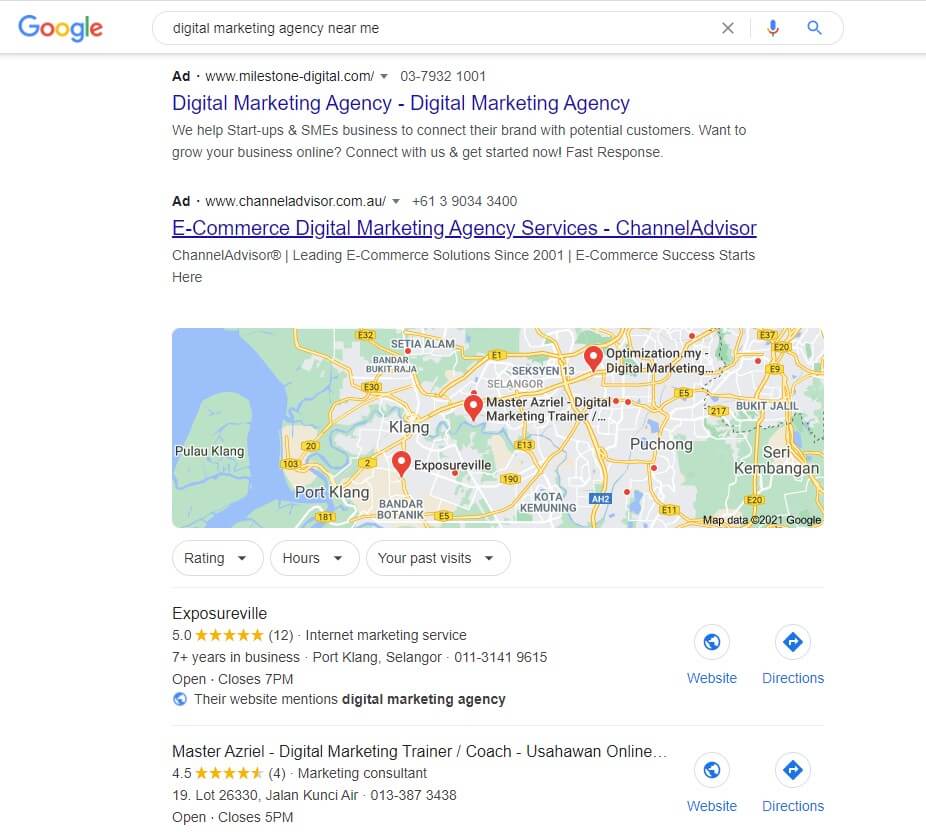 google local seo snipped to help organization drive more leads