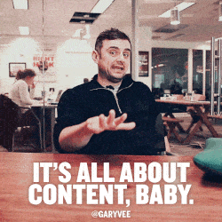 it is all about the content baby garyvee