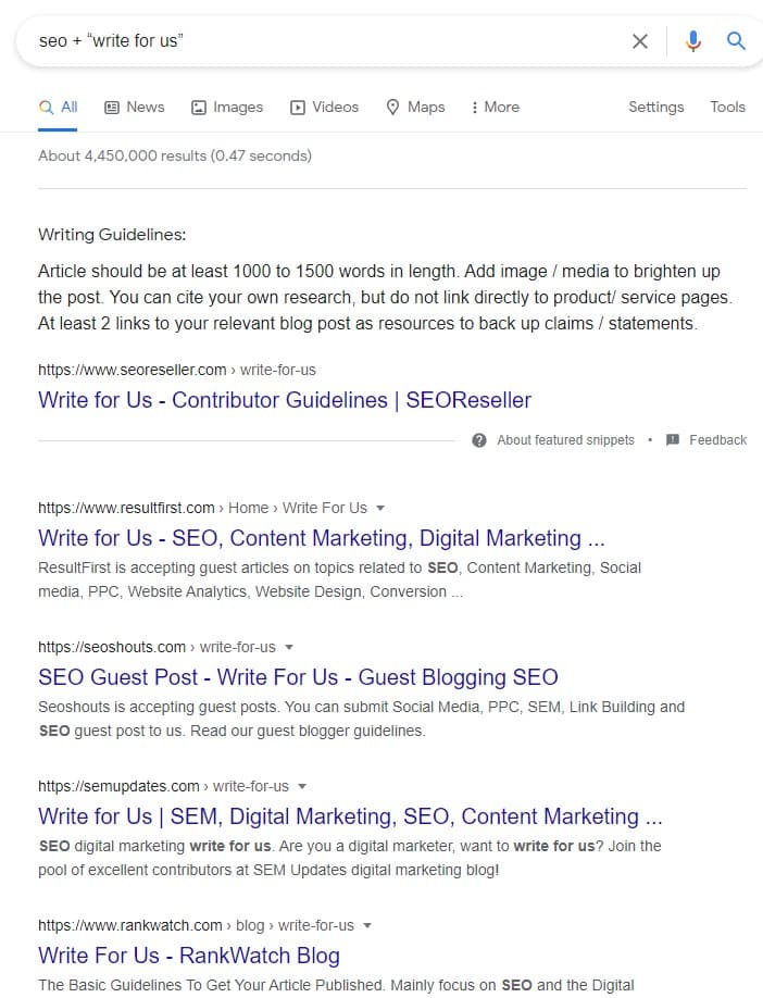 guest blogging opportunities using Google Strings and Operators guest blogging opportunities using Google Strings and Operators