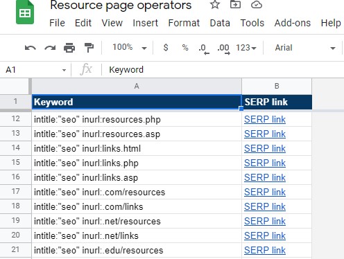 keyword customized search operators for resource link building strategy keyword customized search operators for resource link building strategy