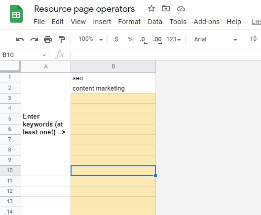 resource link building sheet for google search operators resource link building sheet for google search operators