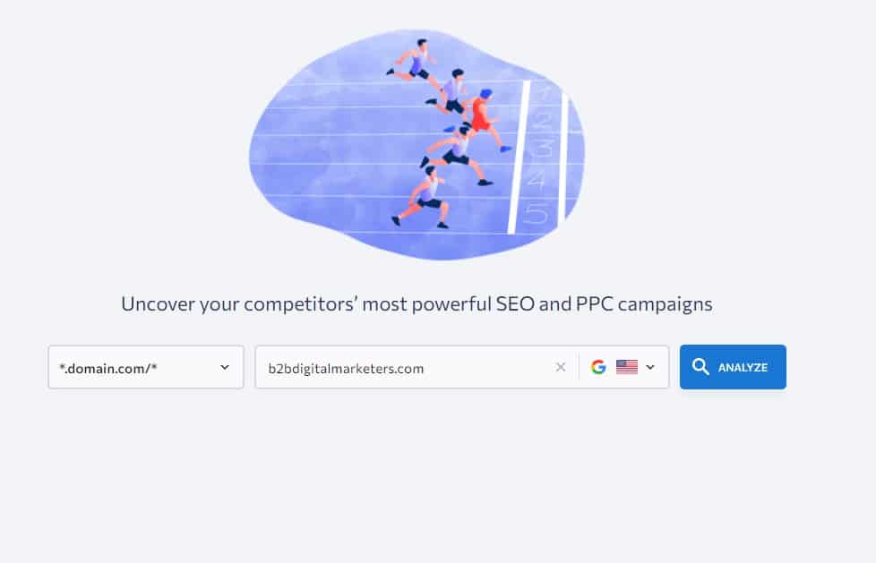 starting seo competitor analysis by searching my competitors