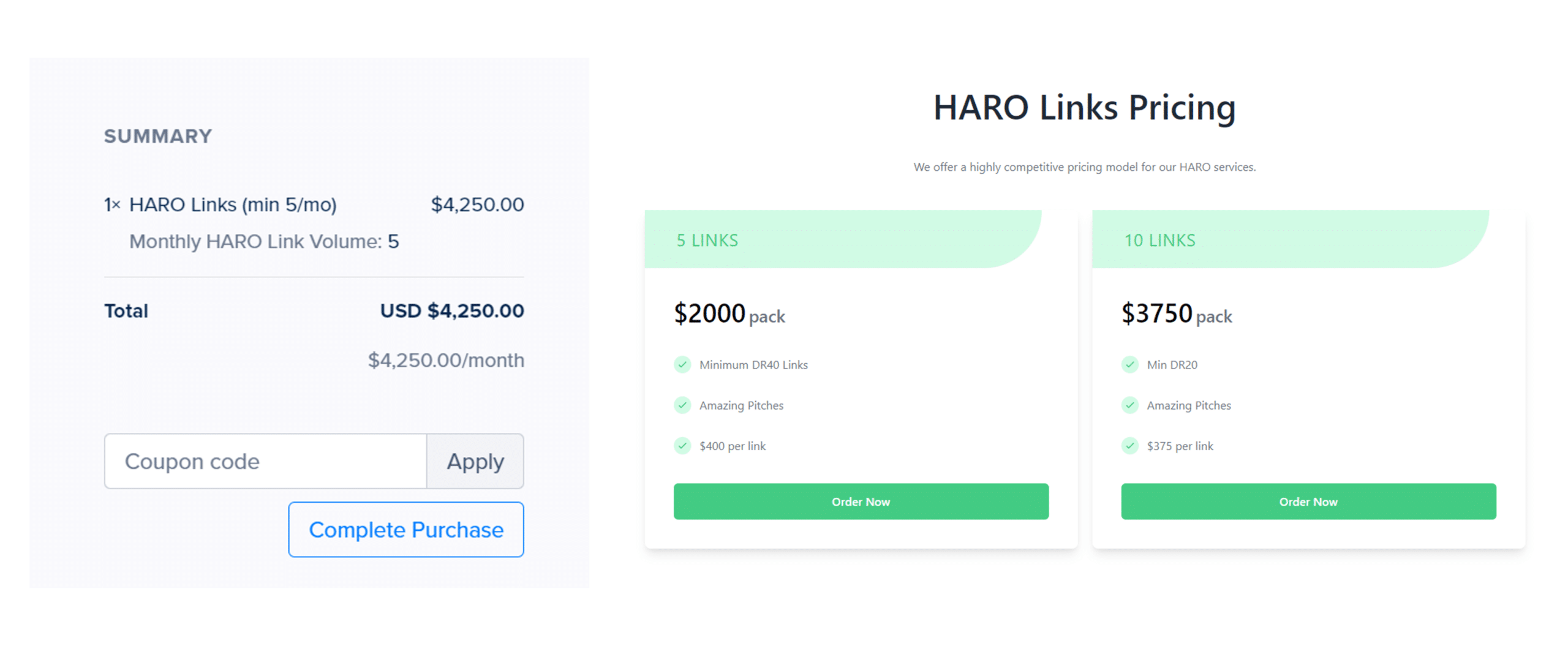 super expensive haro link building services