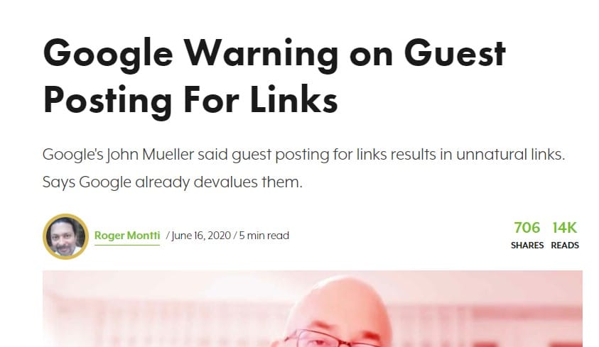google againts guest posting b2b blogging