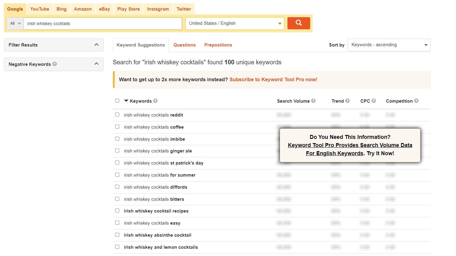 keywordtool best keyword analysis tool