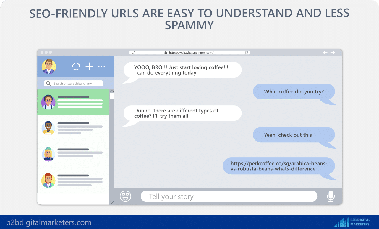 seo url are easy to understand and less spammy looking