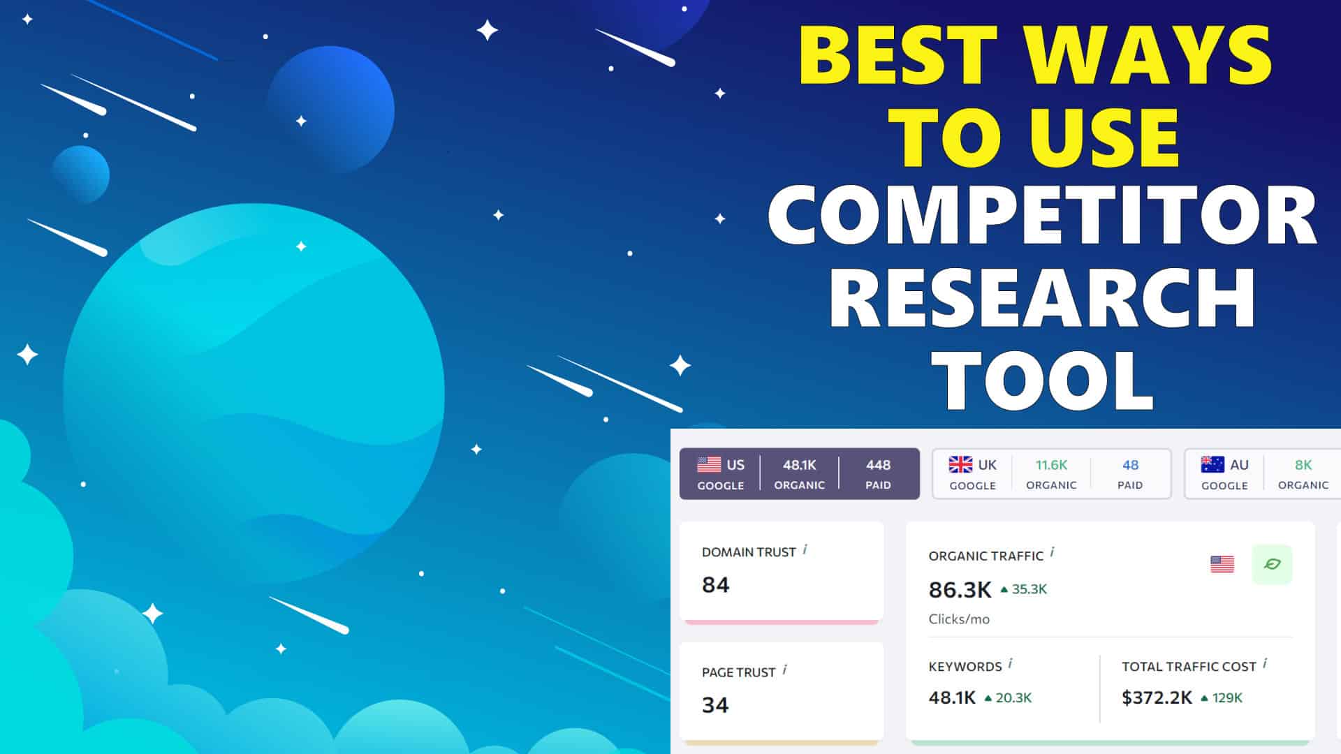 how to use competitor research tool