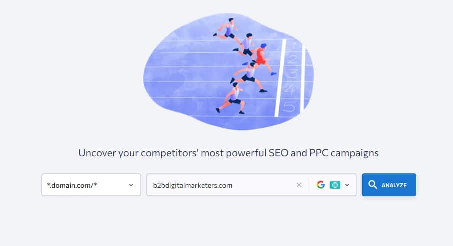 how to find keywords on a website or page using competitive research tool like se ranking