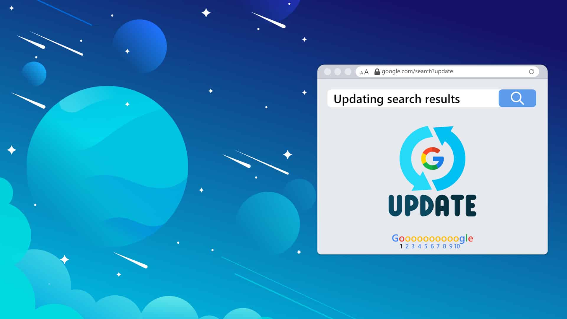 how often does google update search results update frequency