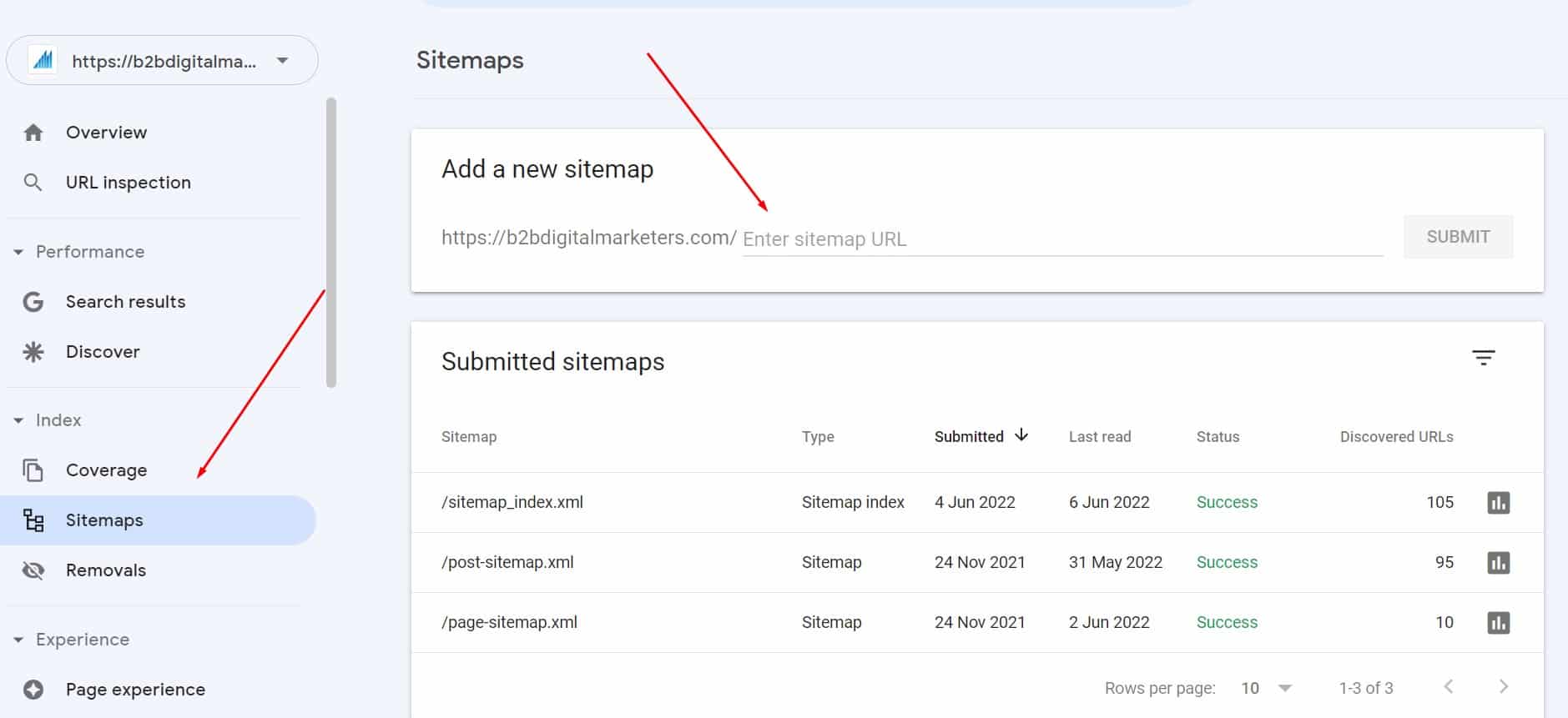 sitemap to submit in GSC for how often Google update search results to improve