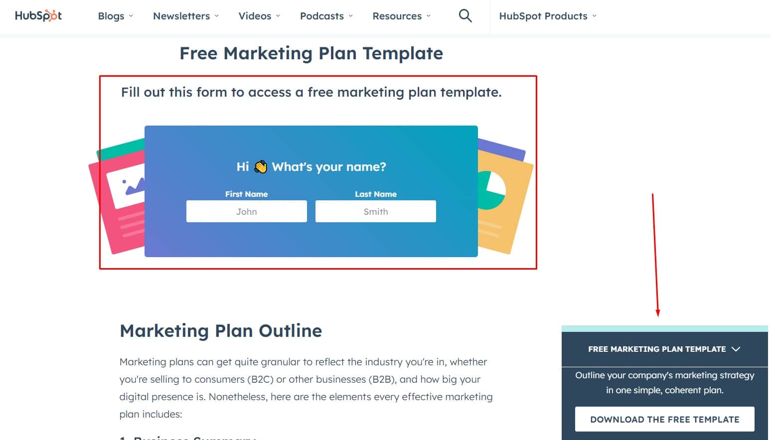 HubSpot and gated content for informational keywords