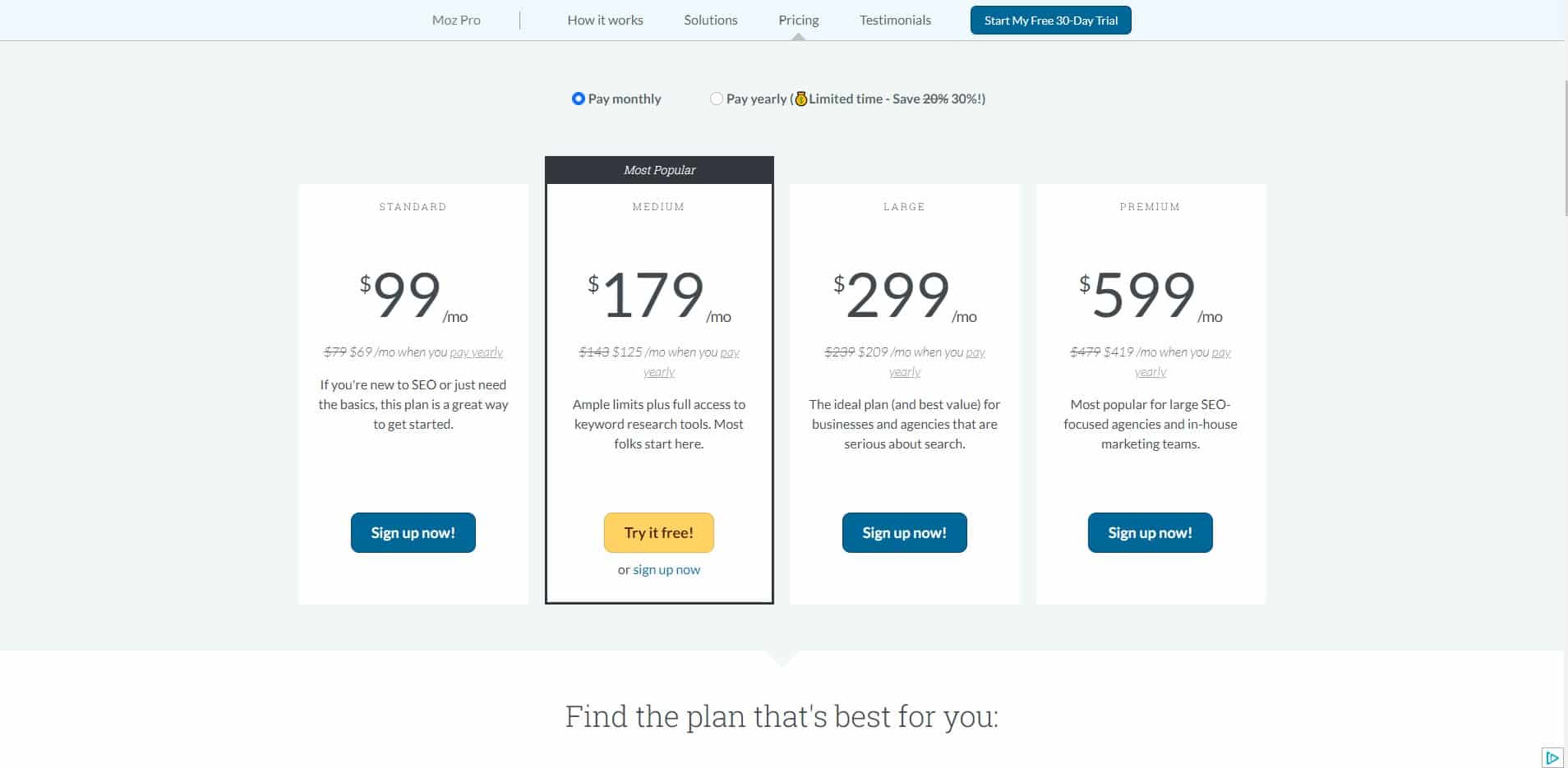 Moz Pro pricing expensive alternative to Ubersuggest