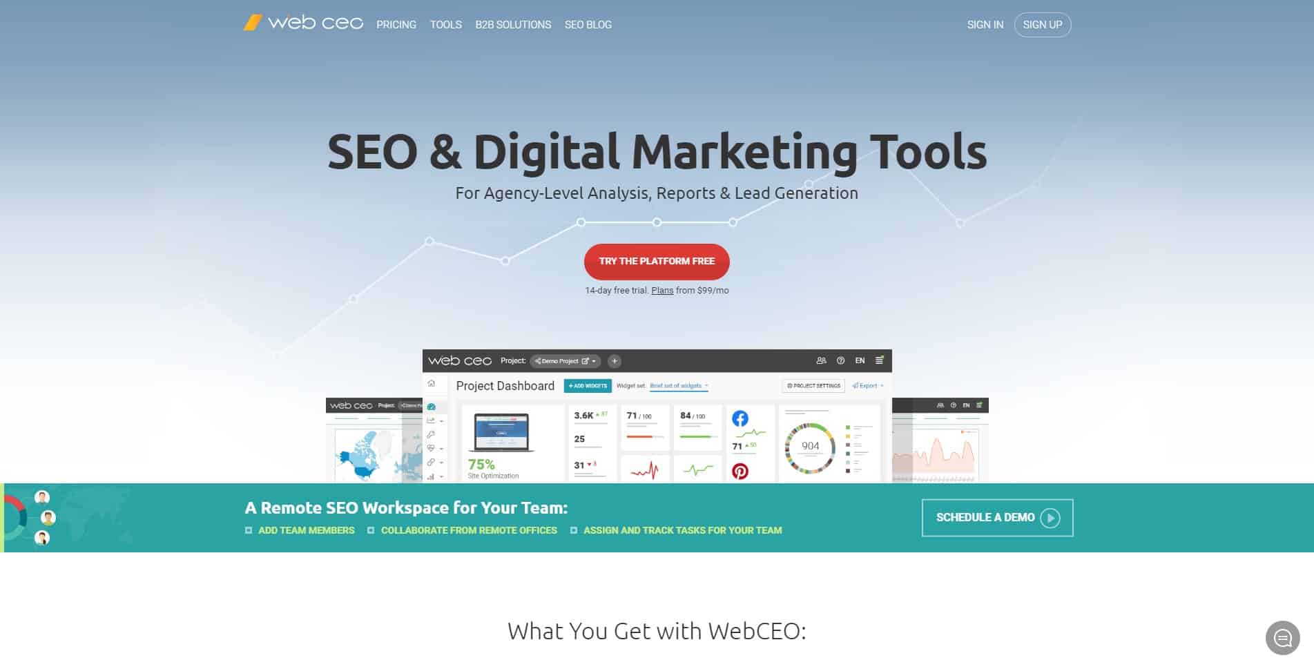 WebCEO one of the best SpyFu alternatives