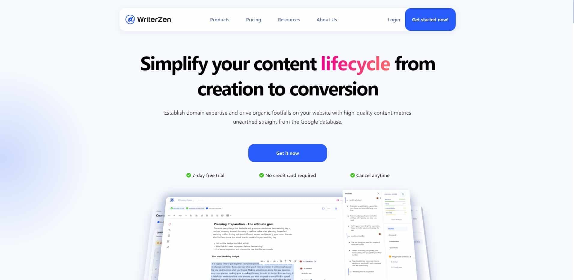 WriterZen one of the best ai writing tools on the list