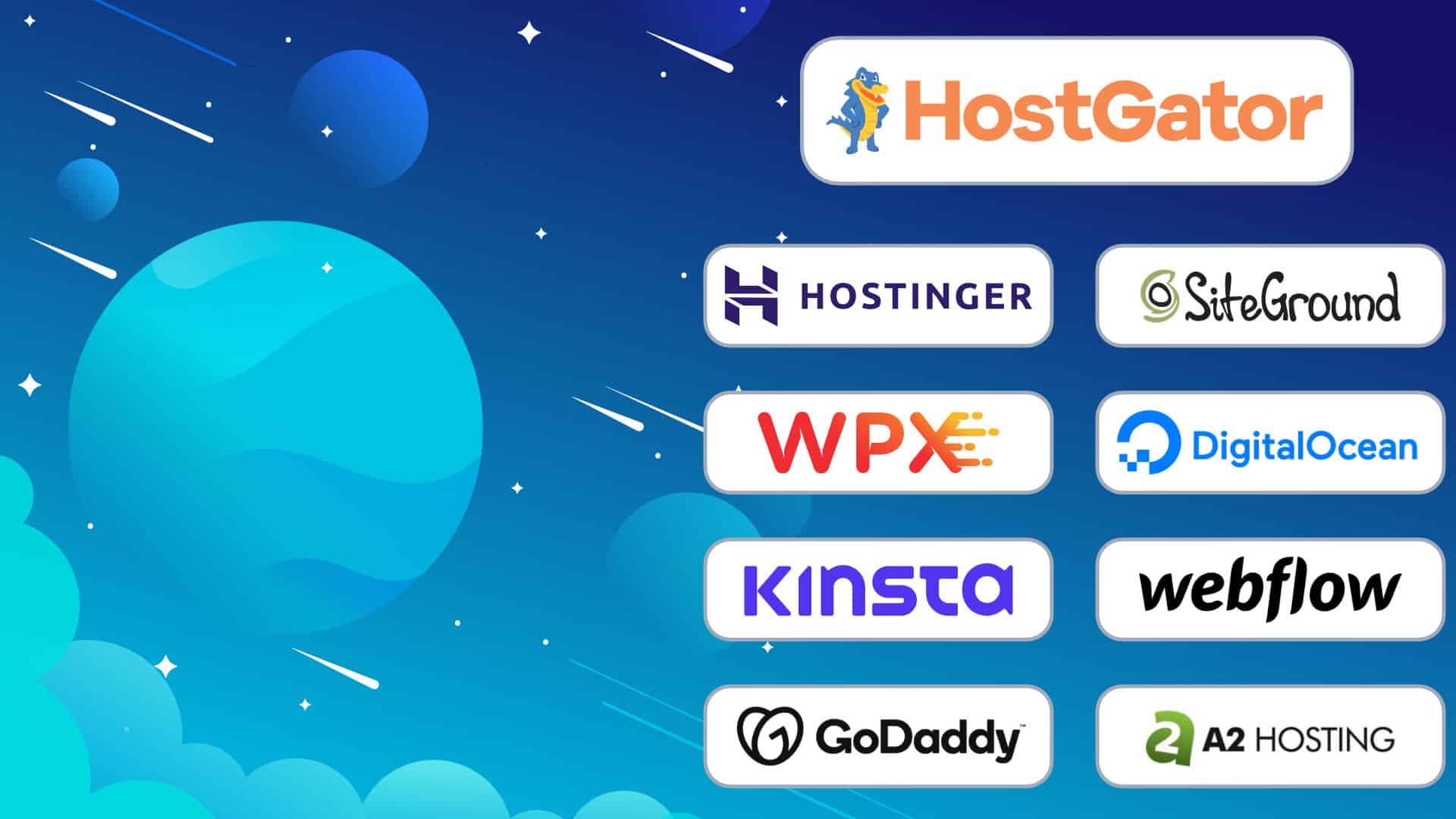 best paid and free HostGator alternatives and competitors