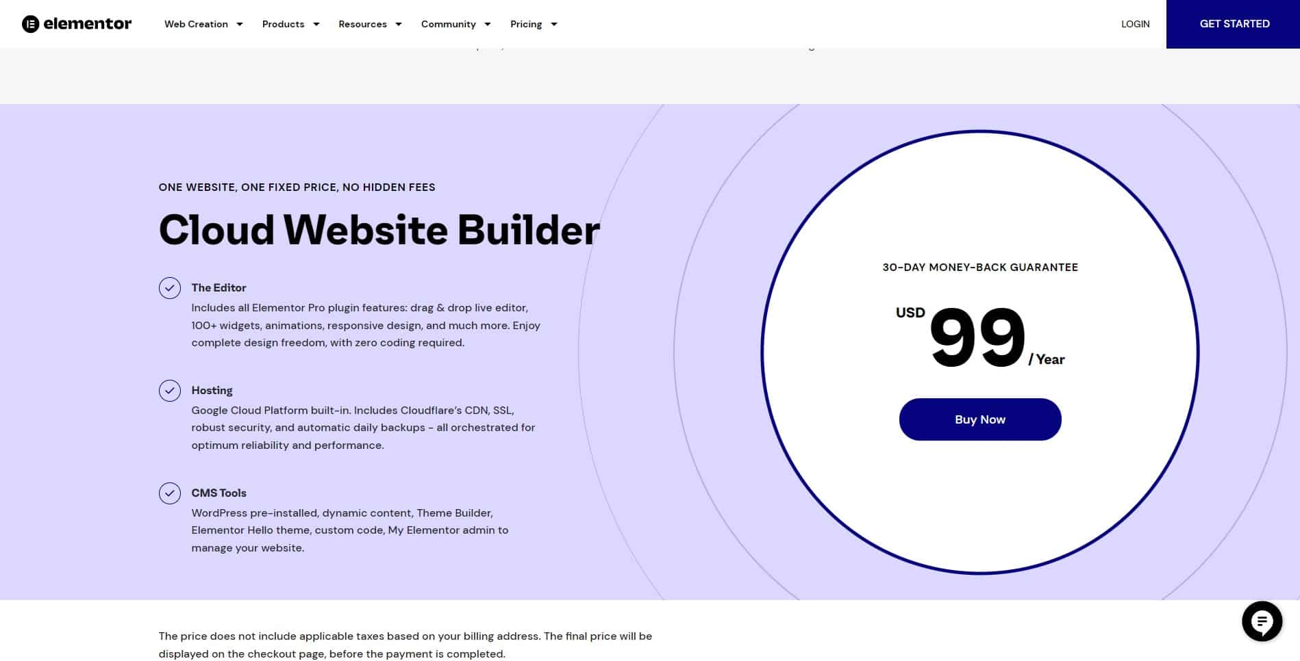 cloud website builder elementor Unbounce alternative