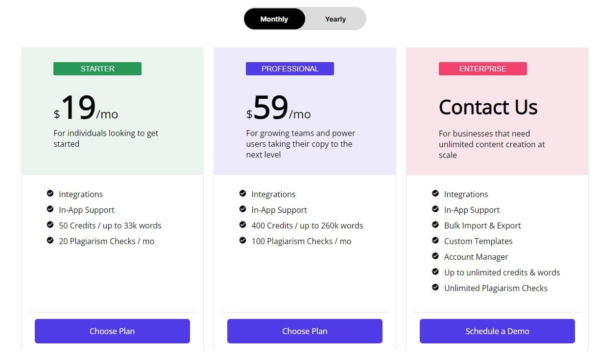 copysmith pricing alternative to copy ai