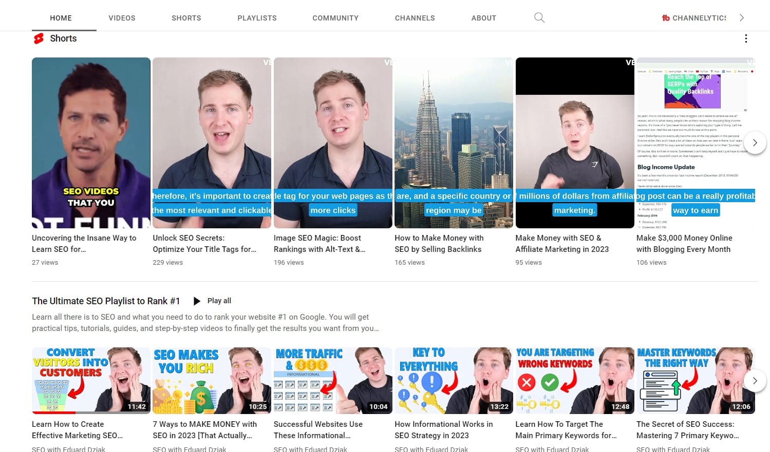 customizing youtube channel layout for youtube lead generation