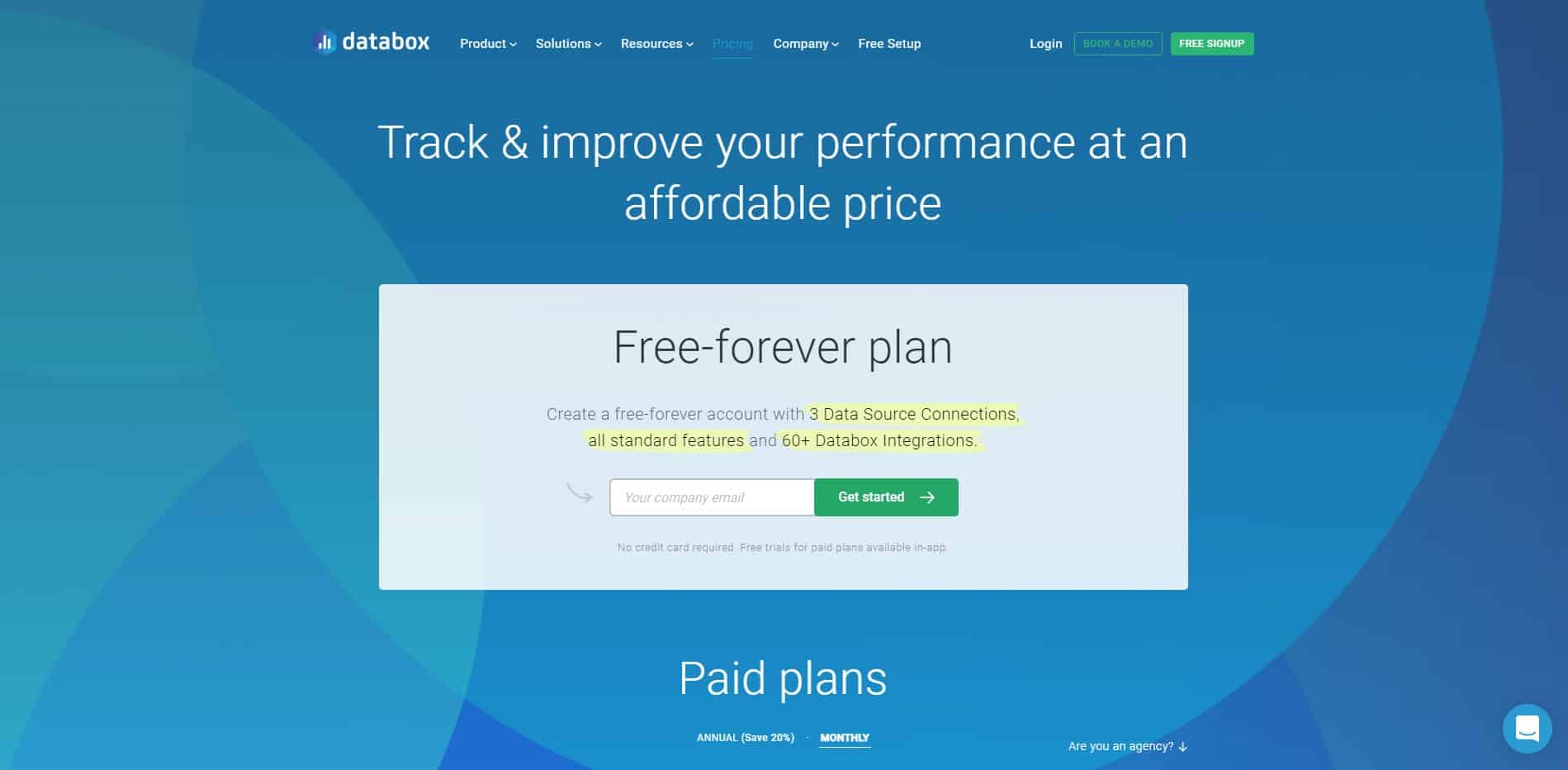 databox free plan best ppc reporting tools and dashboards