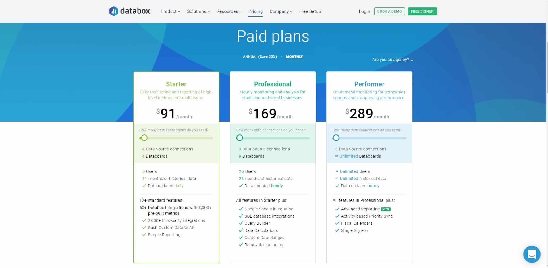 databox paid pricing plans best ppc reporting tools and dashboards