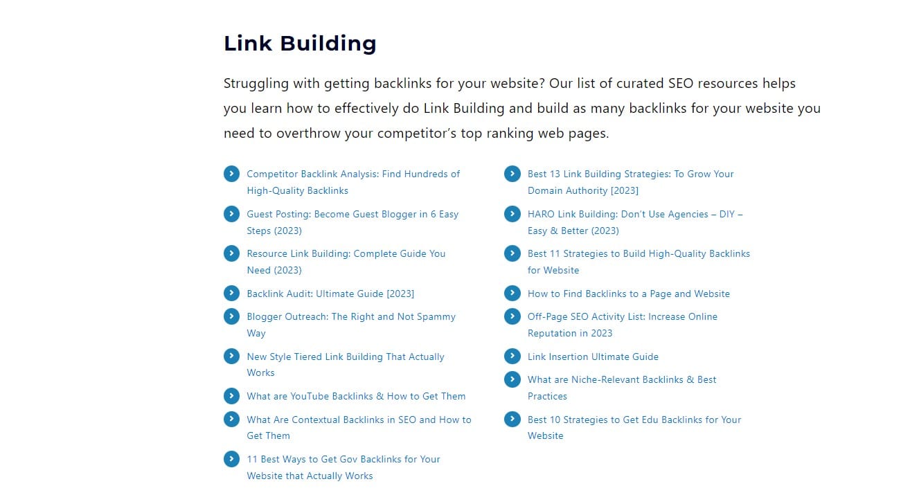 example of creating gated content or lead magnet for subcategory informational keywords