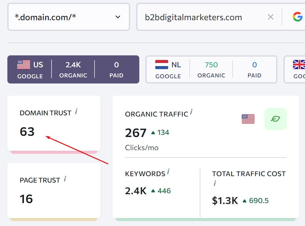 off-page seo signal website authority developed by se ranking example for seo vs smo