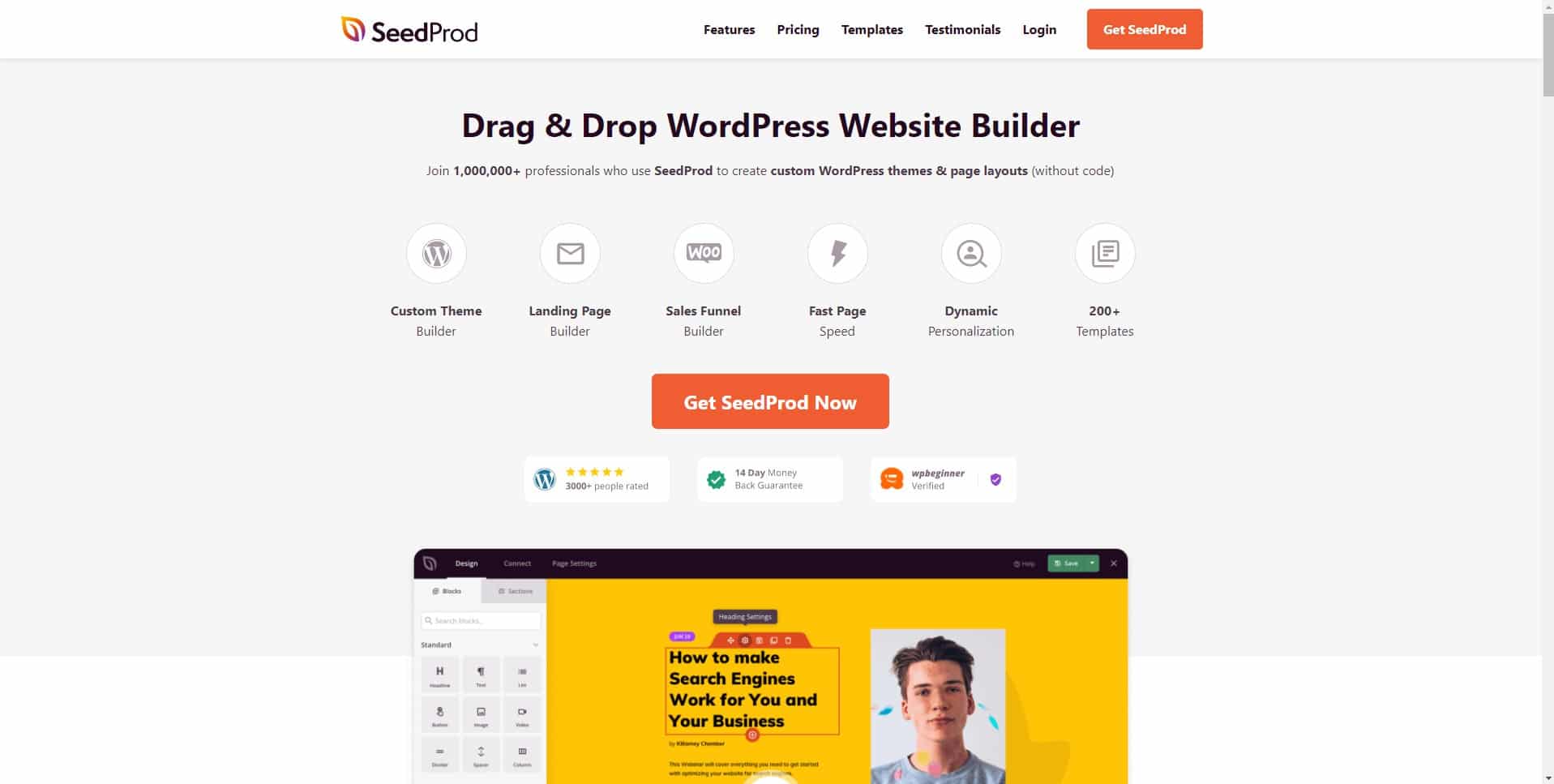 seedprod wordpress builder unbounce alternatives