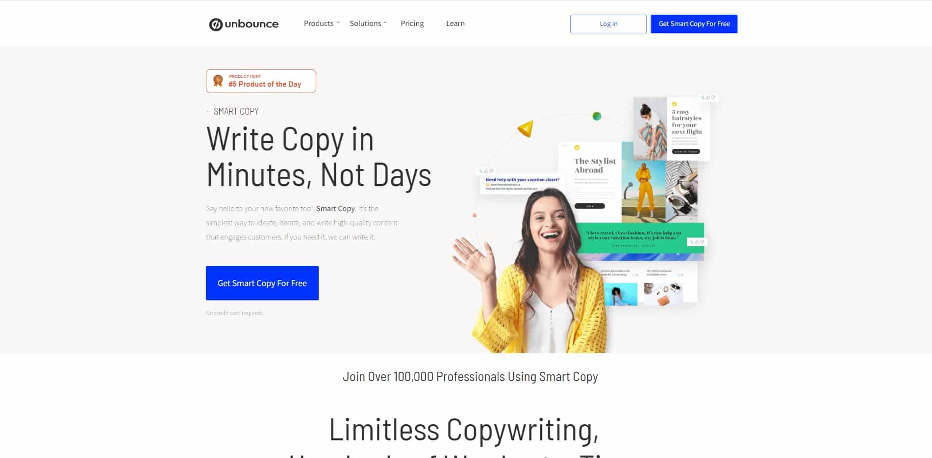 smart copy by unbounce copy ai alternative