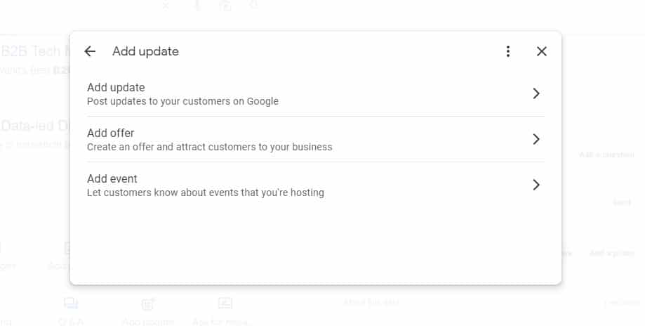 types of posts in google business profile for getting backlinks